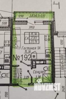 Студия квартира, вторичка, 24м2, 7/10 этаж