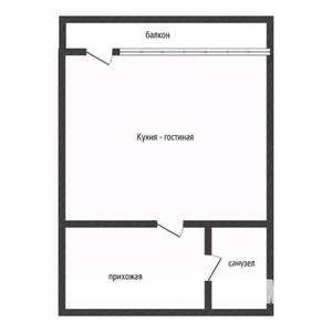 Студия квартира, вторичка, 34м2, 5/6 этаж