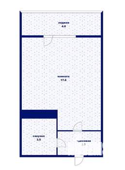 Студия квартира, вторичка, 28м2, 21/24 этаж
