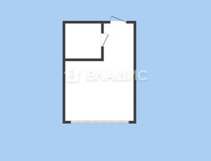 Студия квартира, вторичка, 23м2, 6/24 этаж