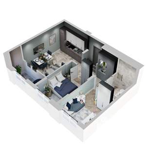 2-к квартира, вторичка, 52м2, 9/9 этаж