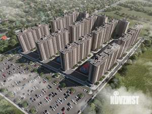 2-к квартира, строящийся дом, 54м2, 14/16 этаж