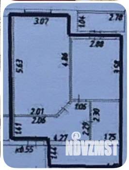 1-к квартира, вторичка, 45м2, 3/4 этаж