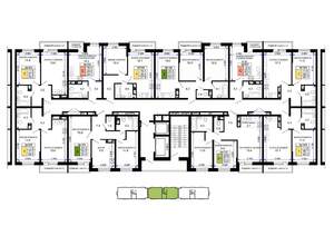 1-к квартира, вторичка, 25м2, 3/16 этаж