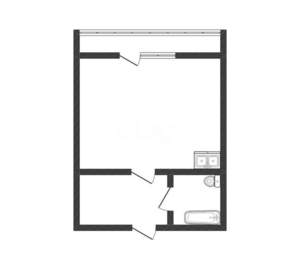 Студия квартира, вторичка, 25м2, 21/24 этаж