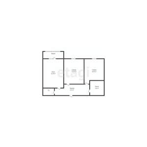 2-к квартира, вторичка, 48м2, 3/18 этаж