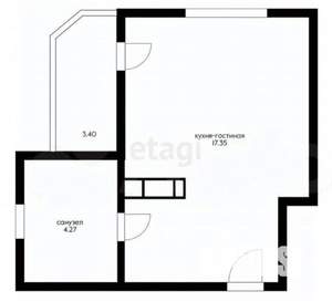 Студия квартира, вторичка, 22м2, 5/7 этаж