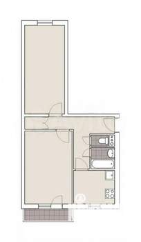 2-к квартира, вторичка, 48м2, 3/5 этаж