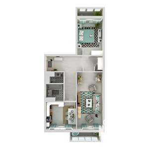 2-к квартира, вторичка, 65м2, 17/23 этаж