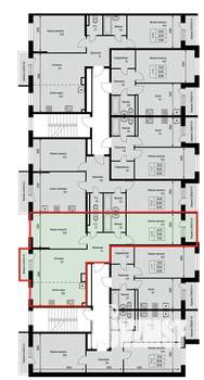 3-к квартира, строящийся дом, 70м2, 3/3 этаж