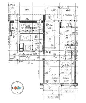 3-к квартира, вторичка, 78м2, 7/19 этаж