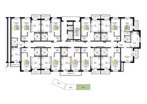1-к квартира, вторичка, 45м2, 9/15 этаж