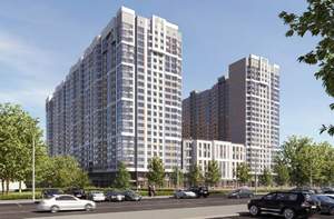 3-к квартира, строящийся дом, 79м2, 8/23 этаж