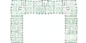 1-к квартира, сданный дом, 39м2, 2/7 этаж