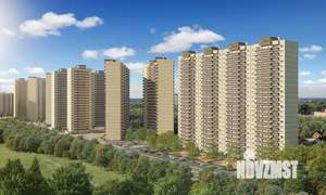 2-к квартира, строящийся дом, 64м2, 17/24 этаж