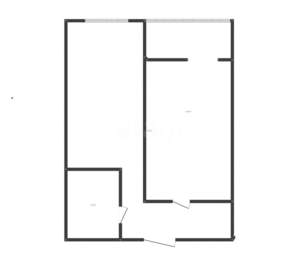 1-к квартира, вторичка, 36м2, 1/17 этаж