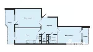 2-к квартира, вторичка, 75м2, 8/14 этаж