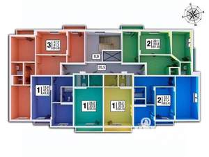 3-к квартира, вторичка, 85м2, 9/9 этаж