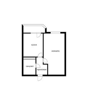 1-к квартира, вторичка, 36м2, 12/12 этаж