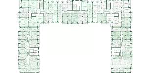 3-к квартира, сданный дом, 80м2, 2/7 этаж