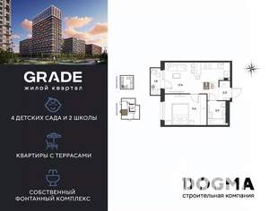 1-к квартира, вторичка, 37м2, 2/9 этаж