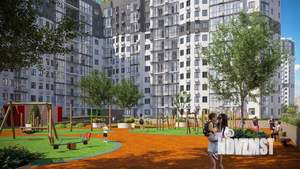 1-к квартира, строящийся дом, 40м2, 20/21 этаж