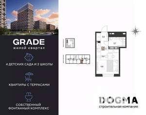 Студия квартира, вторичка, 21м2, 3/18 этаж