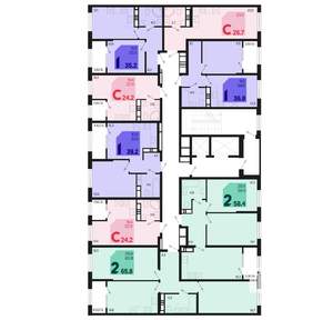 1-к квартира, вторичка, 24м2, 8/18 этаж