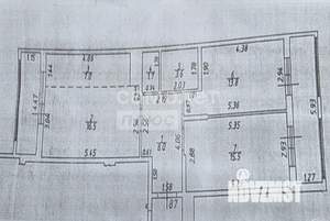 3-к квартира, вторичка, 73м2, 9/9 этаж