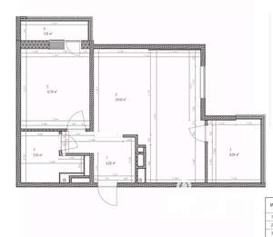 2-к квартира, вторичка, 65м2, 4/19 этаж