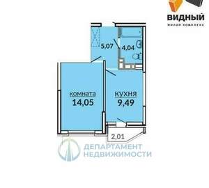 1-к квартира, вторичка, 35м2, 9/18 этаж