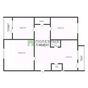 3-к квартира, вторичка, 68м2, 3/5 этаж