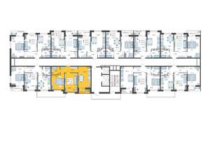 2-к квартира, вторичка, 53м2, 10/12 этаж