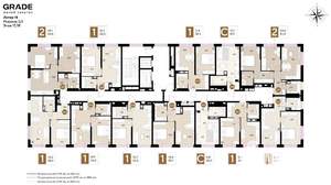 1-к квартира, строящийся дом, 32м2, 17/18 этаж