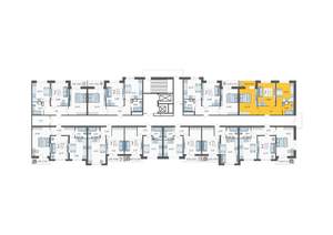 2-к квартира, вторичка, 50м2, 16/19 этаж