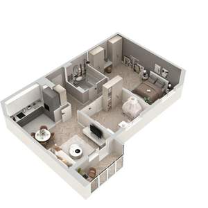 2-к квартира, сданный дом, 63м2, 19/23 этаж