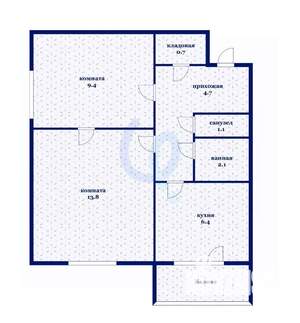 2-к квартира, вторичка, 38м2, 4/9 этаж