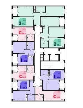 1-к квартира, вторичка, 37м2, 17/18 этаж