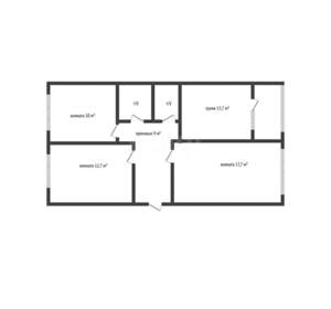 3-к квартира, вторичка, 67м2, 1/10 этаж