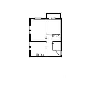 2-к квартира, вторичка, 45м2, 4/5 этаж