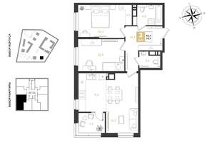 3-к квартира, вторичка, 75м2, 12/18 этаж