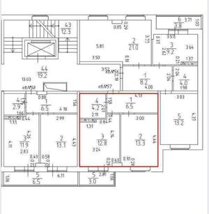 1-к квартира, вторичка, 38м2, 3/5 этаж