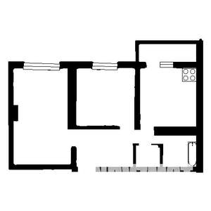 2-к квартира, вторичка, 60м2, 8/17 этаж