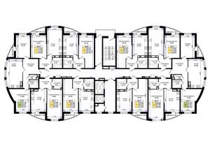 1-к квартира, вторичка, 41м2, 8/19 этаж