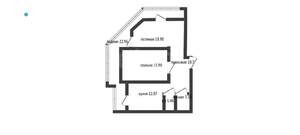 2-к квартира, вторичка, 62м2, 22/24 этаж