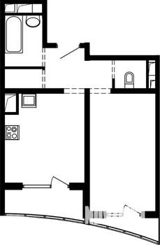 1-к квартира, вторичка, 37м2, 8/25 этаж