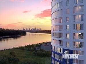 1-к квартира, строящийся дом, 46м2, 21/24 этаж