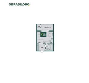 Студия квартира, вторичка, 27м2, 3/18 этаж