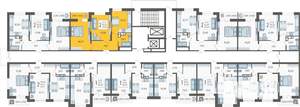 2-к квартира, вторичка, 51м2, 16/16 этаж
