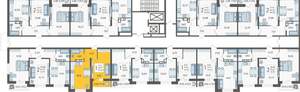 1-к квартира, вторичка, 35м2, 1/16 этаж